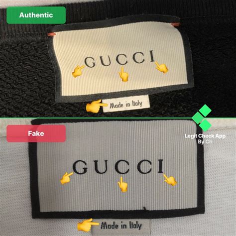 real gucci tag vs fake|authentic gucci clothing tags.